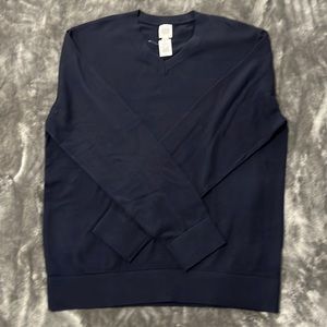 NWT GAP navy blue v neck sweater